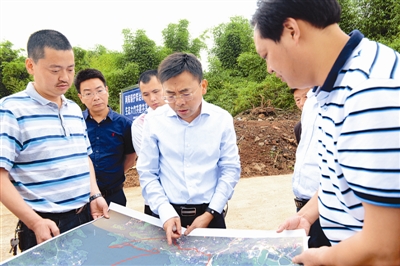 大竹县长李志超带队督导乌木滩水库环保整改工作