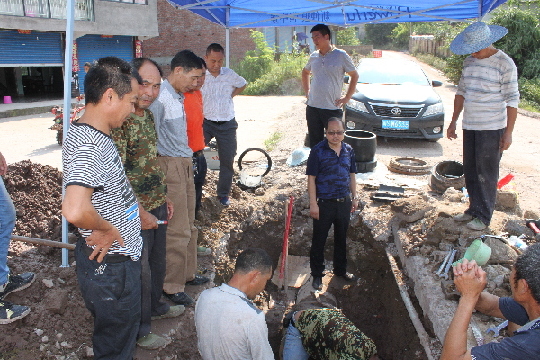 达川区乡镇供水总站国庆节前开展安全生产大
