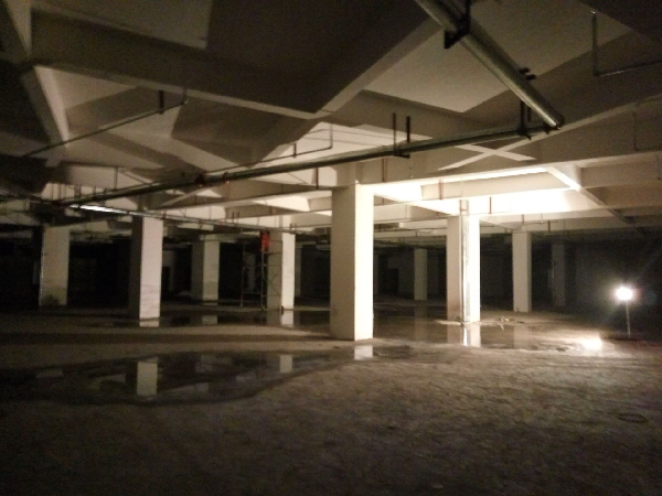 达州南城升华广场城市综合体停车场预计10月