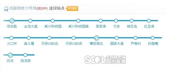 成都地铁11号线、17号线可研报告获批