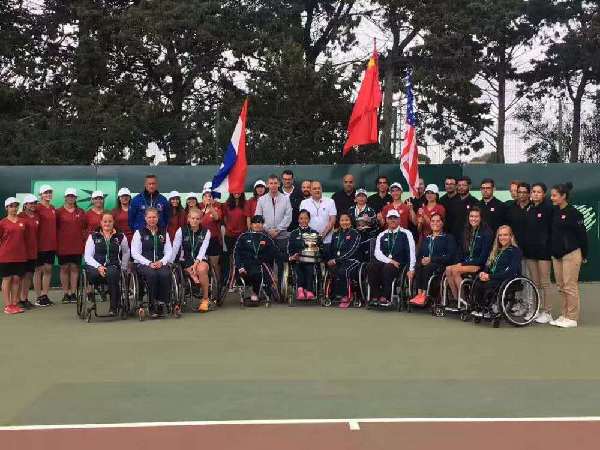 厉害了我的姐 达州王紫莹轮椅网球世界杯摘金