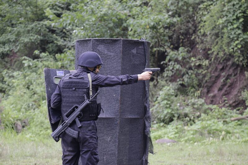 达州市公安机关开展2018年特巡警大比武