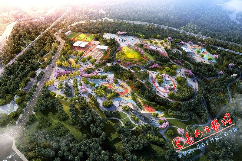 西南地区最大城市运动公园一期春节前将与达州市民见面
