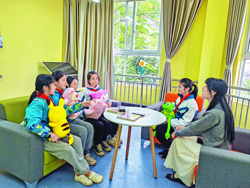  达川区百节镇马家中心校加强留守儿童心理健康辅导