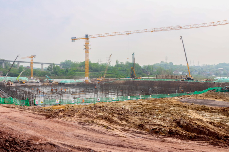  达州高新区园区污水处理厂扩建场平完成