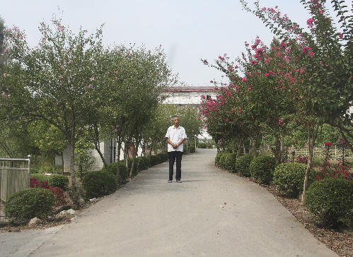 环保达人垃圾堆上建起农民公园